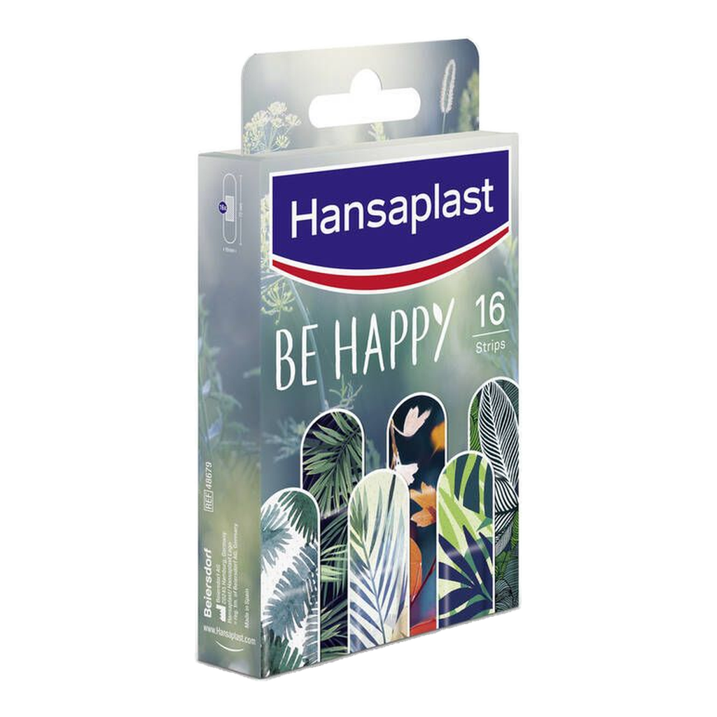 HANSAPLAST Be Happy - Pansements colorés - Lot de 16 pansements