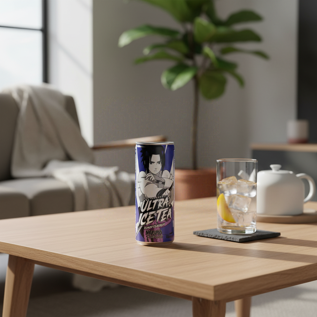 ULTRAPOP Ultra Ice Tea Sasuke - Thé glacé à la pêche - 33cl
