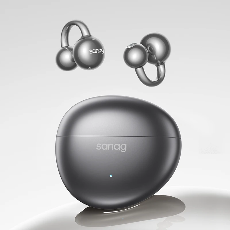 sanag S7S Casque Bluetooth Sport à Conduction Osseuse Ultra-Sensible Longue Autonomie avec Traduction IA Ouverte