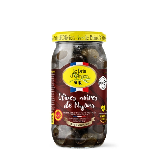 LE BRIN D'OLIVIER Olives Noires de Nyons A.O.P 230 g