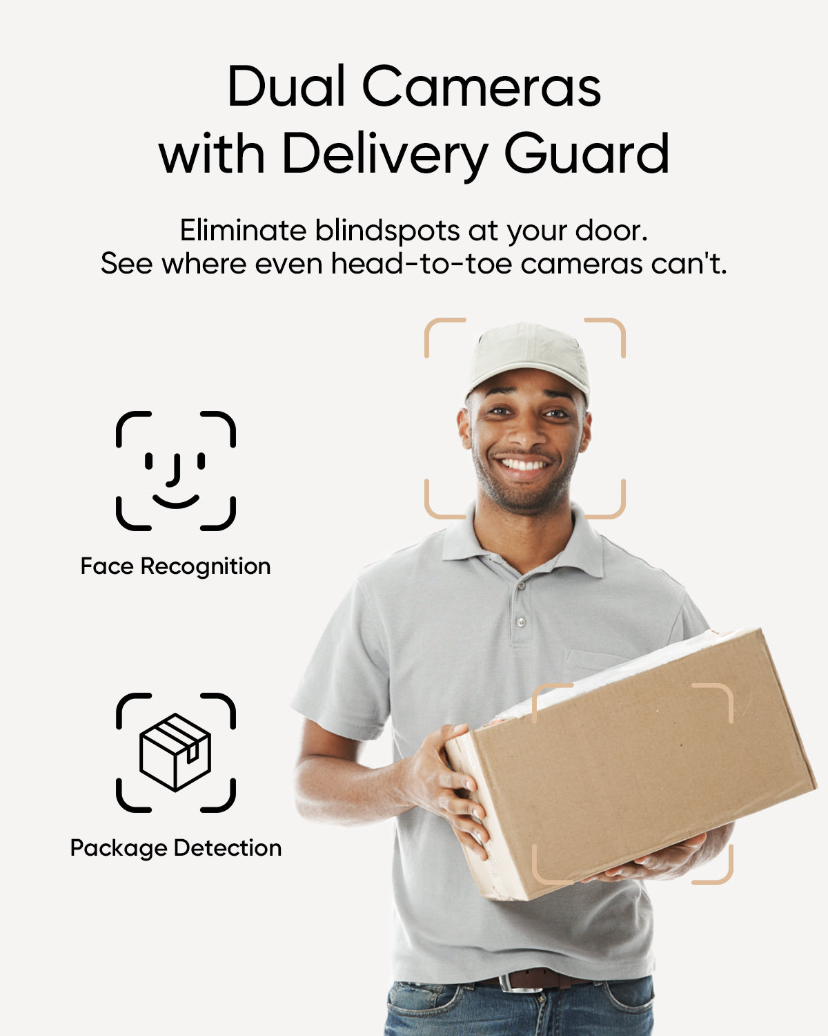Eufy Security Sonnette Vidéo E340 Avec Sonnette Caméra à Double Objectif Vision 2K Full HD et Vision Nocturne Couleur Sonnette Sans Fil et Stockage Local Extensible Jusqu'à 128 Go