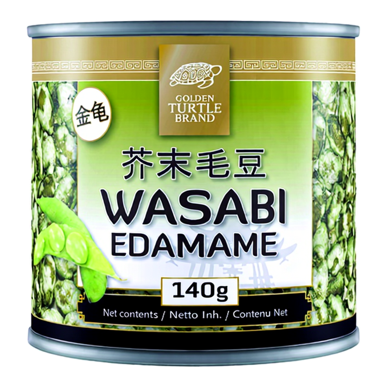 GOLDEN TURTLE Edamame enrobés de wasabi - 140 g