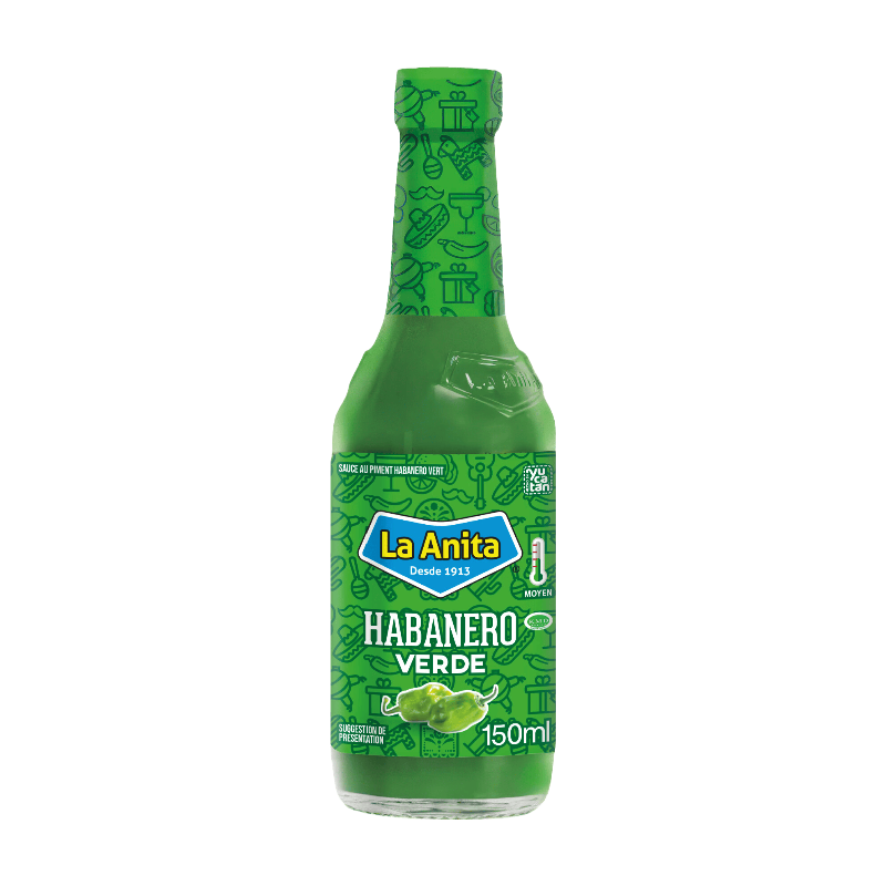 LA ANITA Sauce mexicaine au piment habanero vert 150 ml