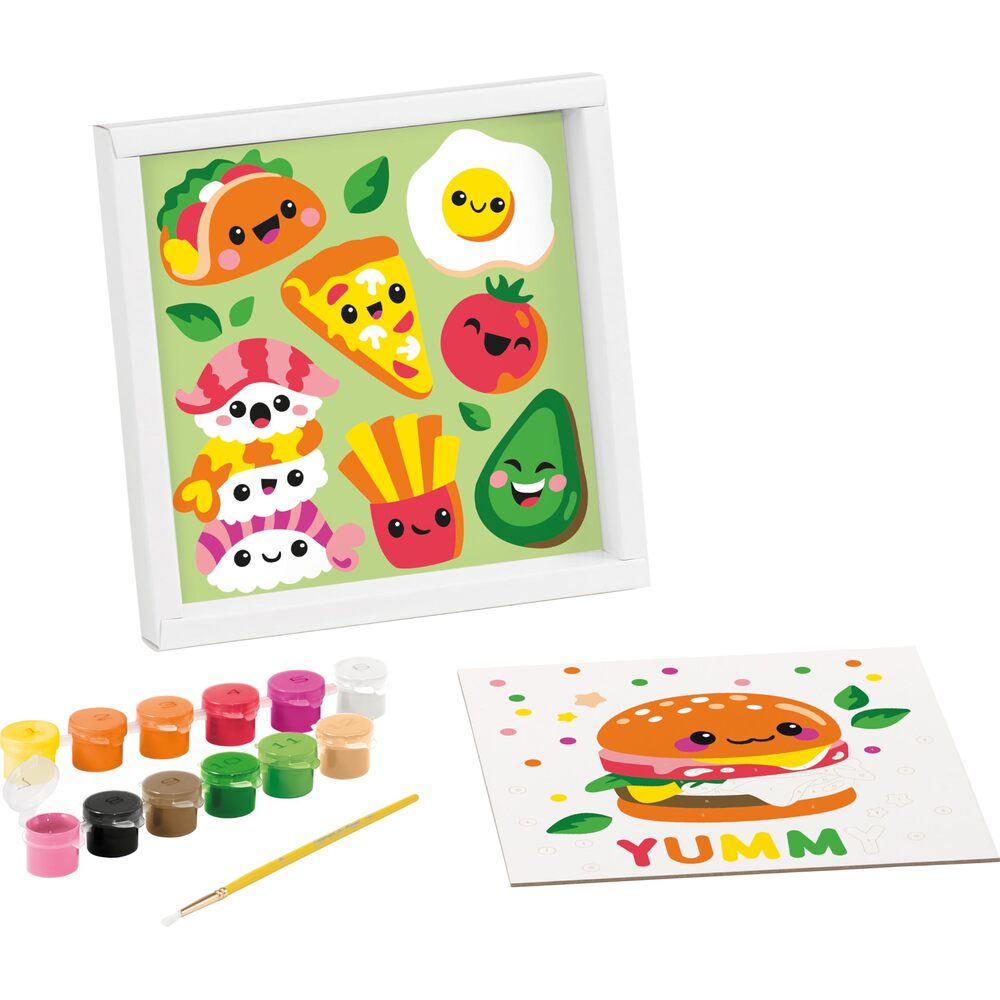 Maped Creativ Peinture par Numéros – Kawai Food Salty – Activité de Peinture pour Enfants