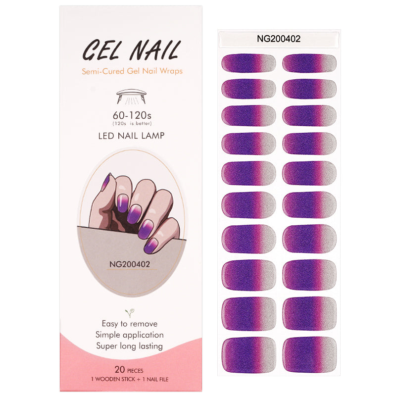 MeoMagic 14-174 Autocollants gels pour ongles - 20 pièces