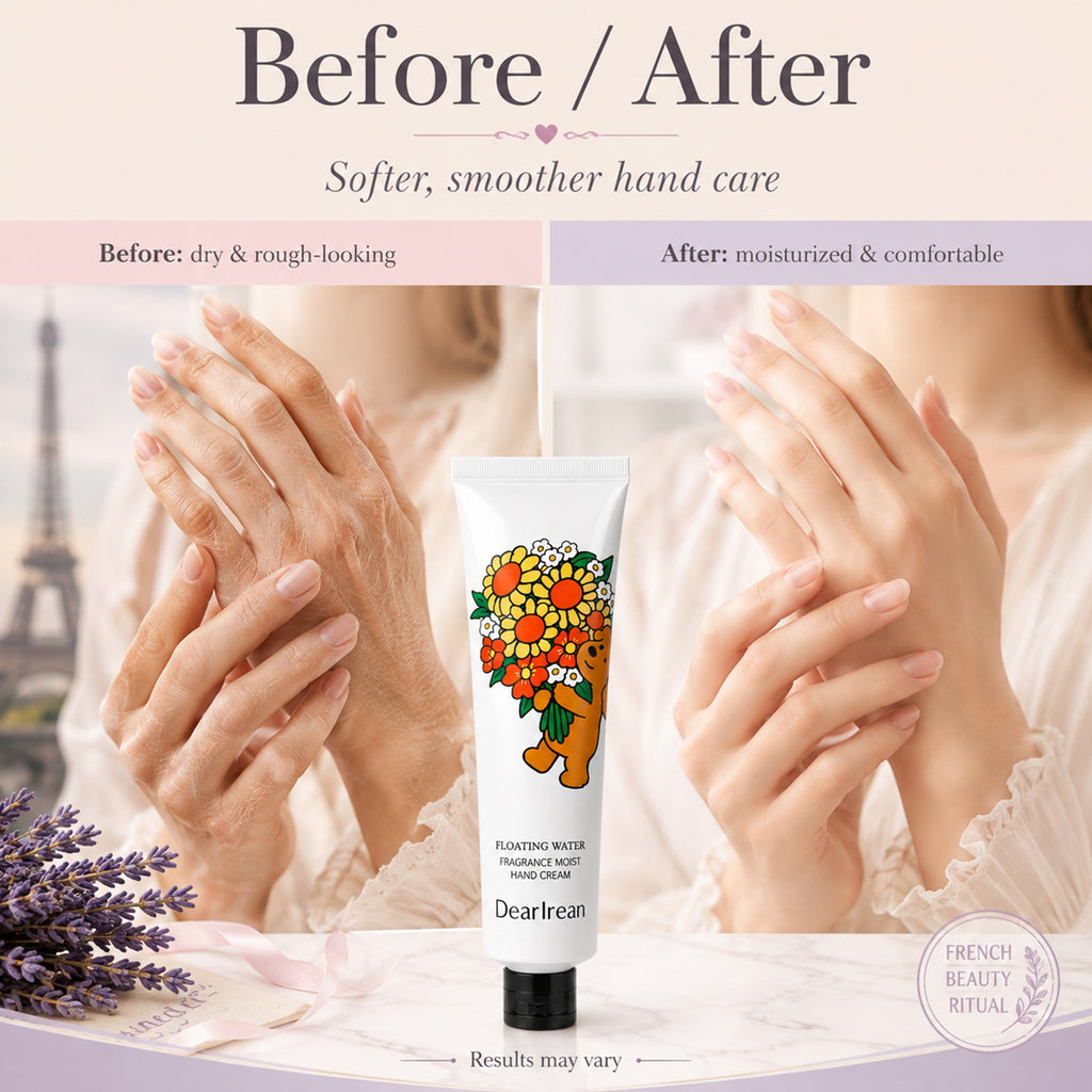 Dear Irean Crème Mains Nourrissante Flottante Glamour Parfumée Édition Eteecy 35 ml