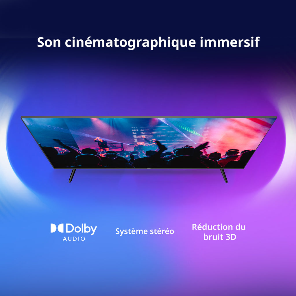 KONKA KDG32YR682ANTS Téléviseur intelligent DLED 32 pouces HD 720p webOS HDR10 Dolby Audio AirPlay LG Channels