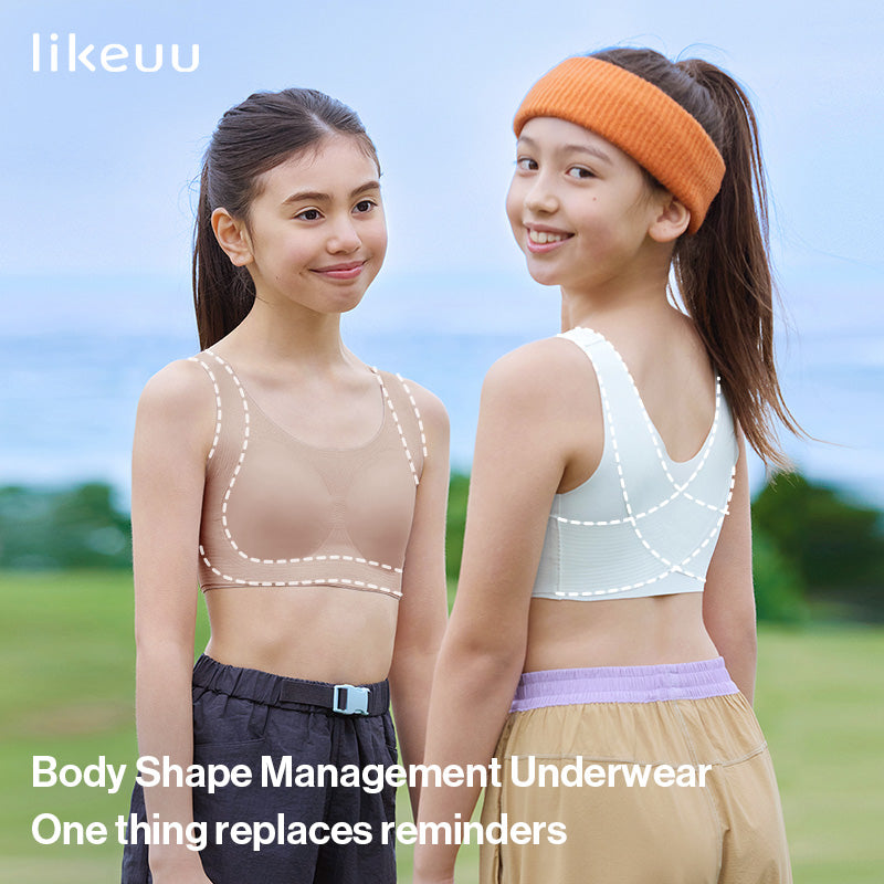 likeuu soutien-gorge correcteur de posture marron malt