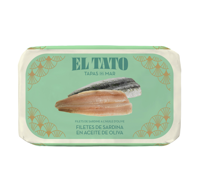 EL TATO Filets de sardines à l'huile d'olive - 115 / 81 g