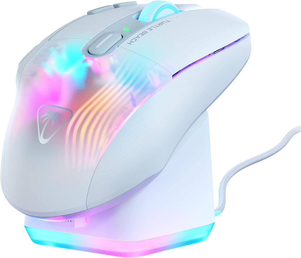 TURTLE BEACH Souris Gaming Sans Fil Kone XP Air 2.4GHz & Bluetooth - 19000 DPI, 29 Boutons - Blanc