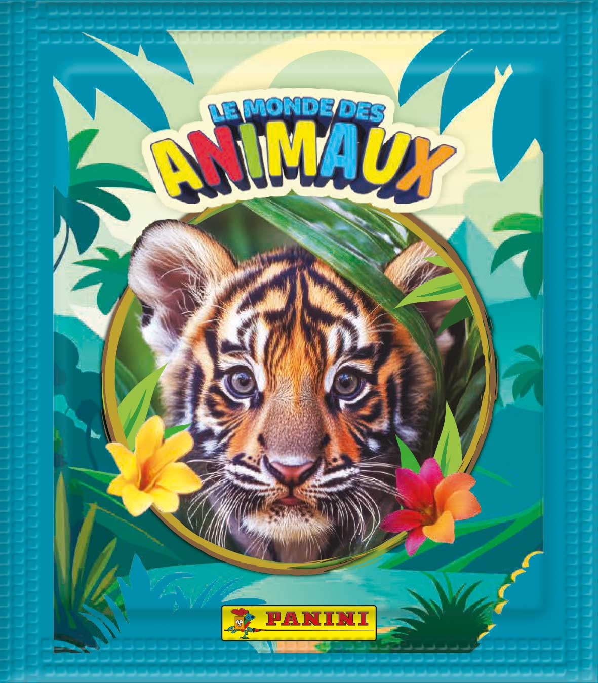 PANINI LE MONDE DES ANIMAUX Blister 13 pochettes + 2 offertes
