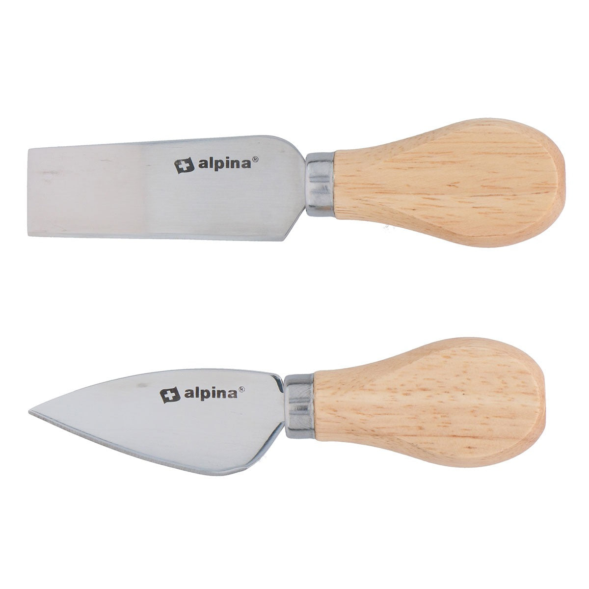 Alpina Lot de 2 couteaux à fromage