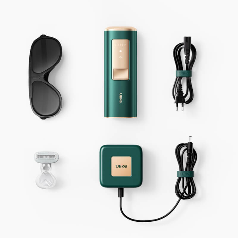 Ulike Air 2 Appareil d’épilation IPL pour femmes et hommes avec technologie de refroidissement glacé, Résultats pratiquement indolores, Alternative sûre à l’épilation laser, Corps et visage, Vert