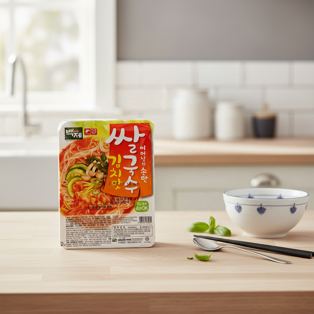 BAEKJE Nouilles de Riz Saveur Kimchi 92g