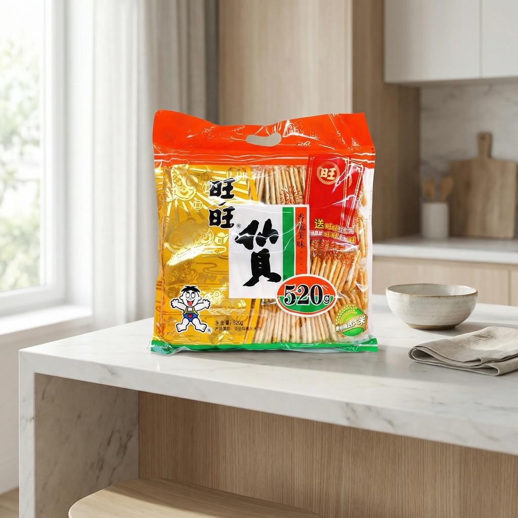 WANT WANT Senbei (Grand) 520 g (Contient 88 Paquets)