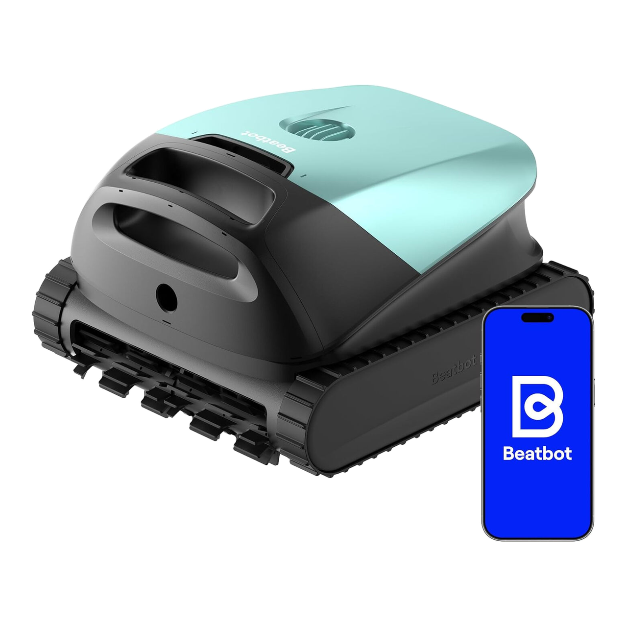 Robot Nettoyeur de Piscine Sans Fil Beatbot M10 Version - Fond/Murs/Ligne d'Eau/Plages Sous-marines, Aspiration 25700 L/h, Stationnement Intelligent sur la Ligne d'Eau, Filtre 5 L