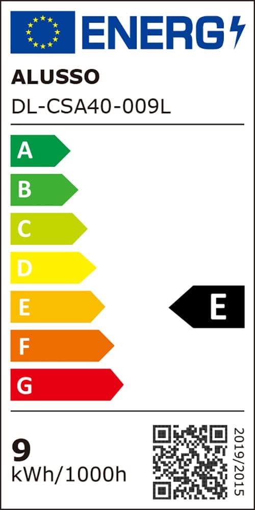 Spots encastrables LED, 230 V, 9 W, IP44, blanc chaud 3000 K, lot de 6