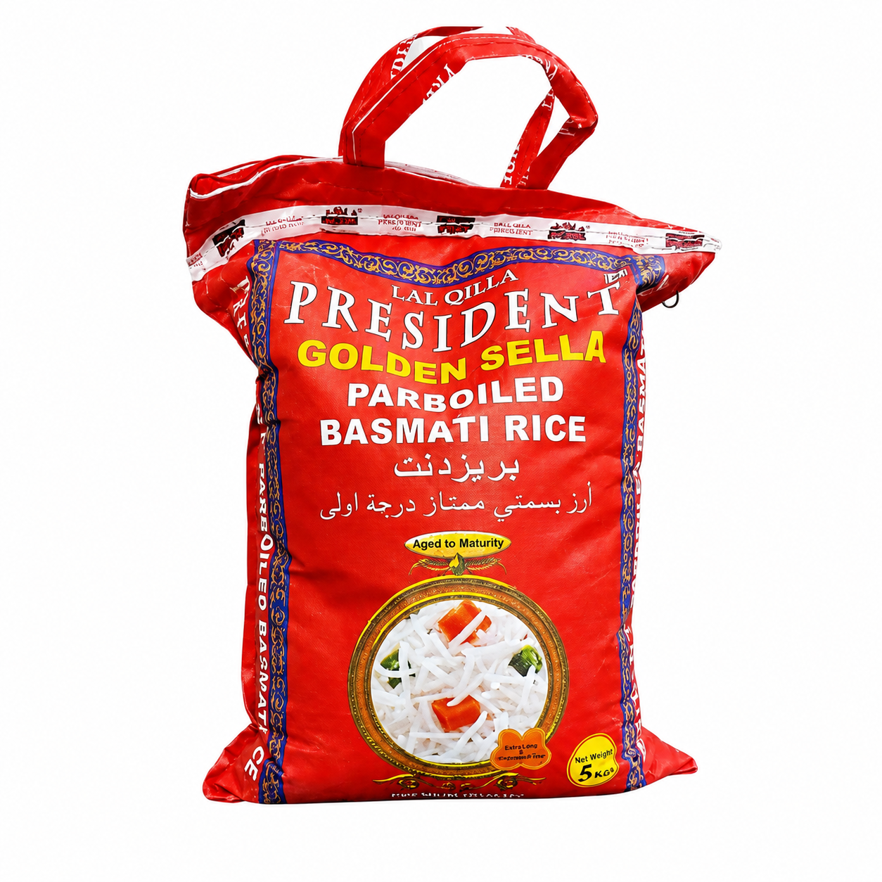 PRESIDENT Riz Basmati Golden Sella 5 kg