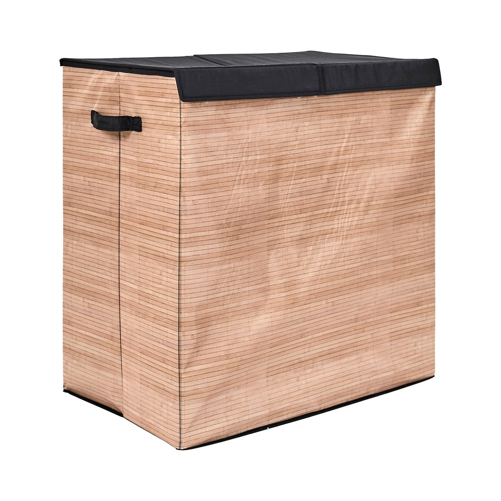 Panier a linge double 58x35x58cm m8