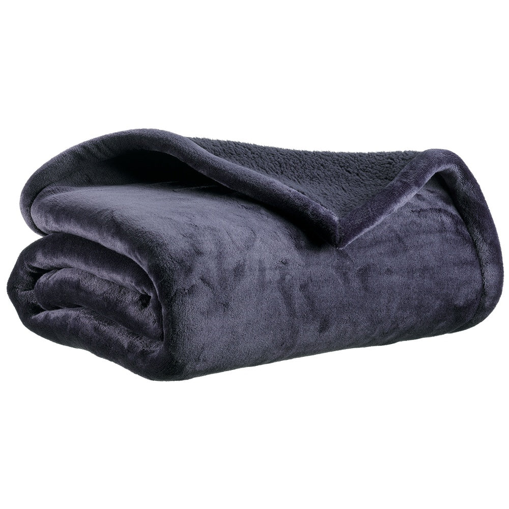 VIVARAISE Michka Plaid marine - 130 x 160 cm