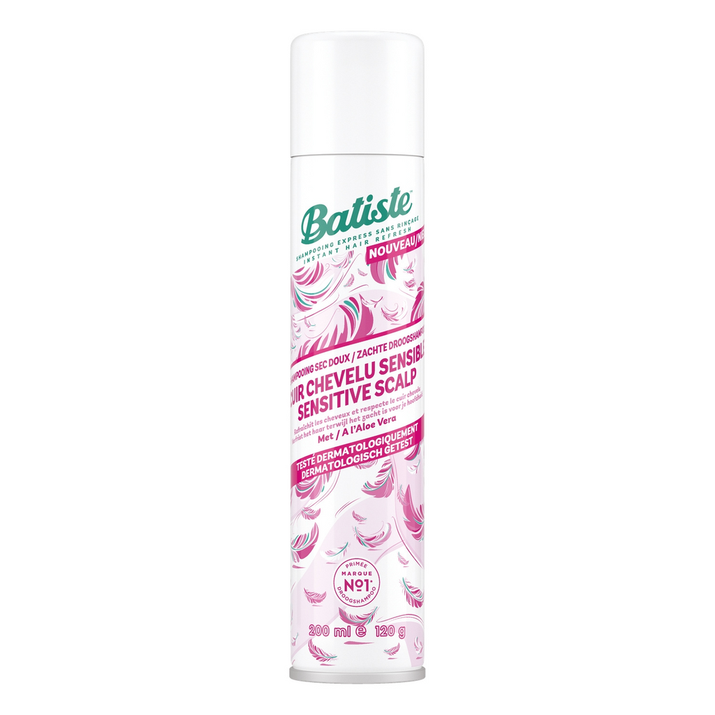 Batiste Shampooing sec pour cuir chevelu sensible à l'aloé vera - 200 ml