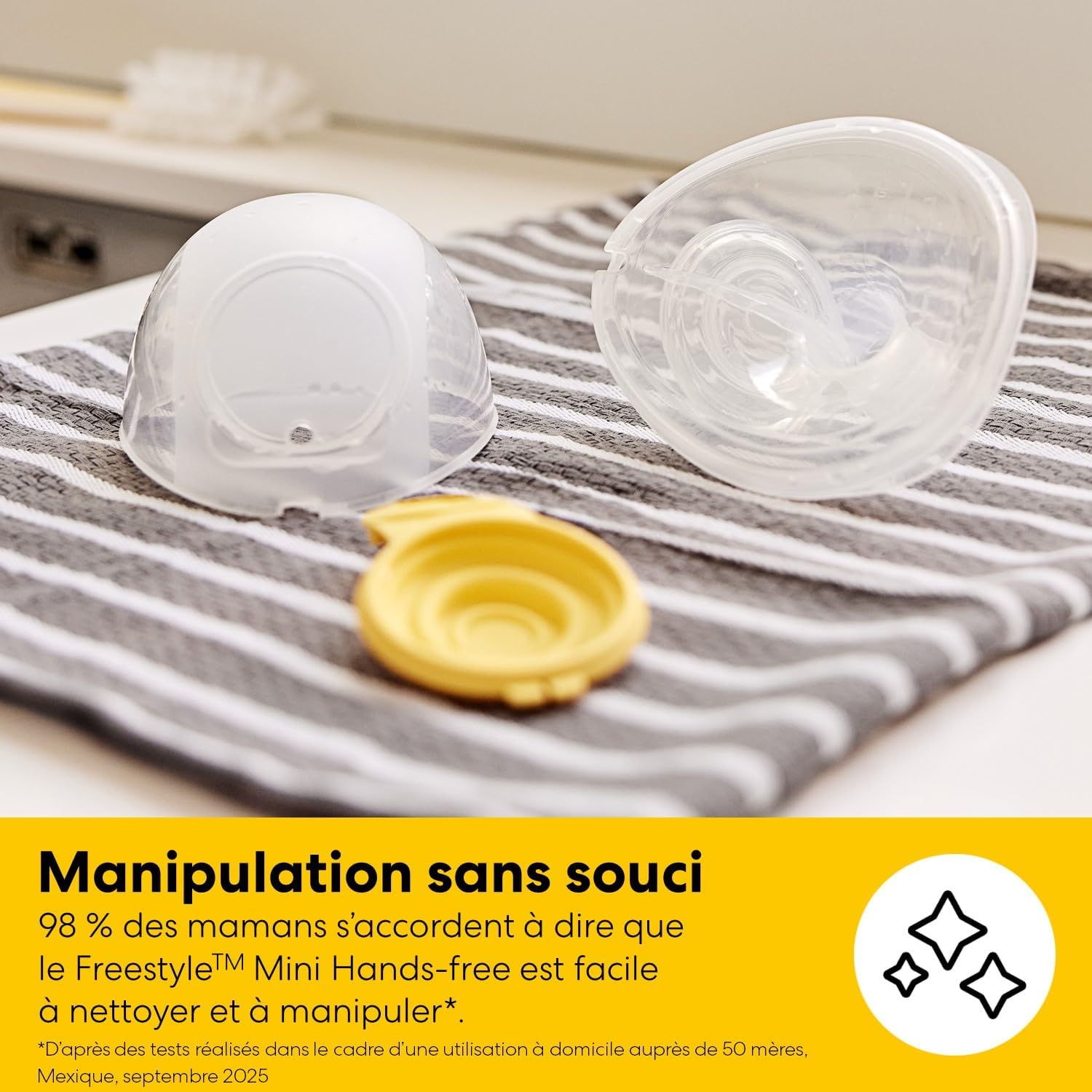 MEDELA Freestyle Mini Hands-Free - Tire-lait électrique simple, coquille 24 mm