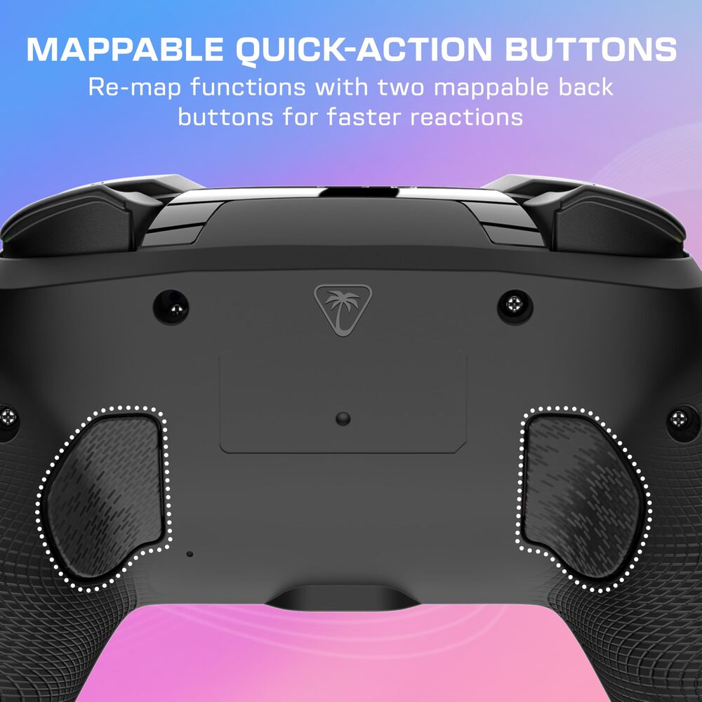 Turtle Beach Afterglow Wave Manette Sans Fil RGB - Joysticks TMR, Batterie 20h, Bouton C pour GameChat, 2 Boutons Programmables - Nintendo Switch 2 & Switch - Noir