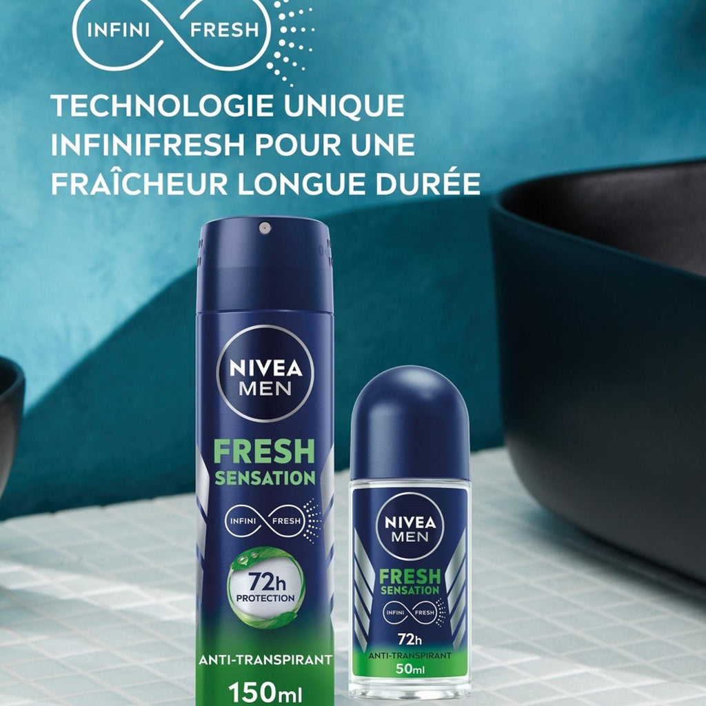NIVEA Men - Déodorant Spray Fresh Sensation - 150 ml