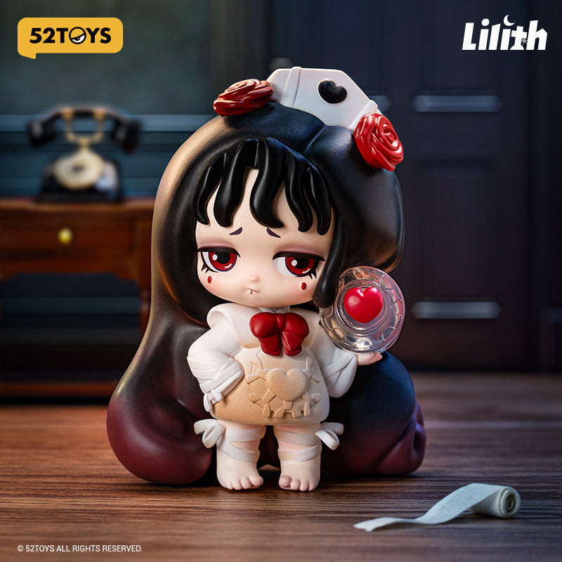 52TOYS Lilith Série Secret Experiment Boîte Mystère Figurine de Collection Gothique Noire Décoration de Bureau Cadeau d'Anniversaire Une Figurine Aléatoire par Commande