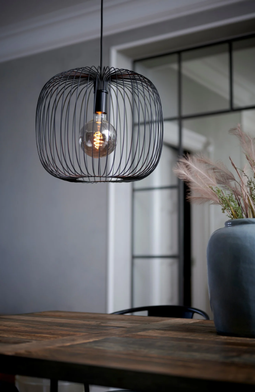 Suspension BERONI 40 métal noir IP20 E27 - Nordlux, Intérieur