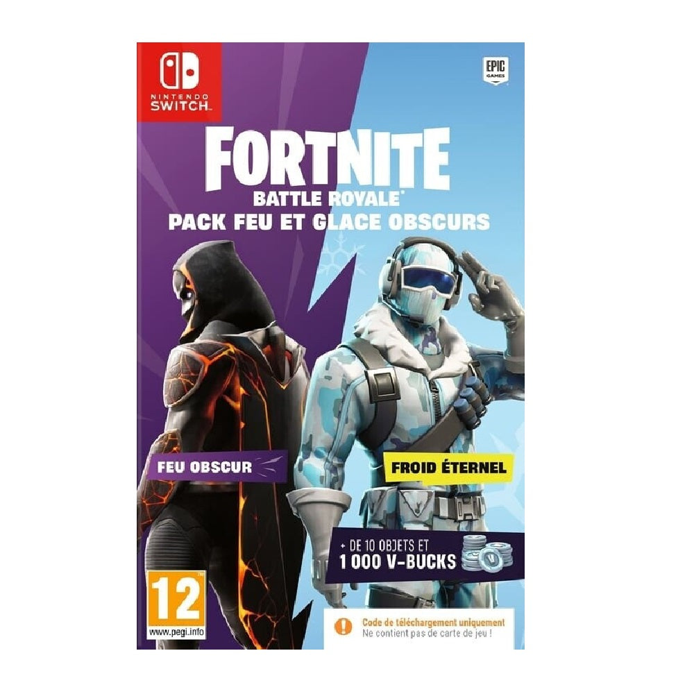 Fortnite Battle Royale: Obsidian Fire & Eternal Frost (Code de téléchargement) - Switch - Version Française