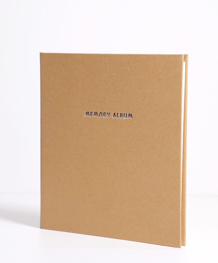 KODAK Album photo 20 pages adhésives avec couverture en papier kraft format 23,5 x 27 cm