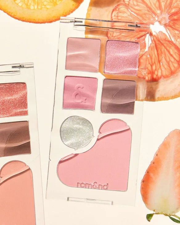 rom&nd Palette Bare Layer - No.02 Strawberry Mood - 14 g