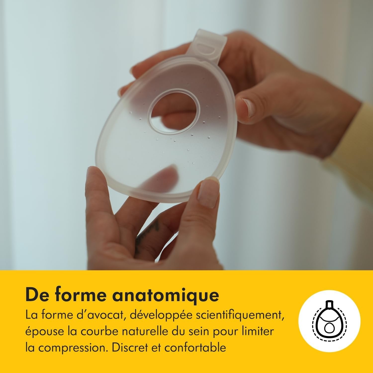 MEDELA - Collecteurs de lait maternel intra-soutien-gorge, lot de 2