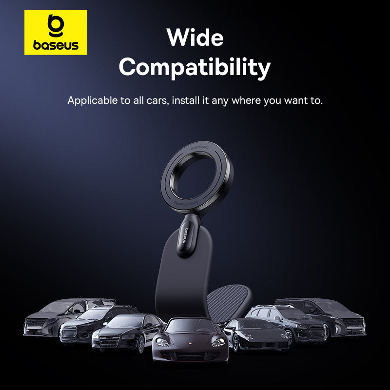 Baseus PrimeTrip C02 Go Support de téléphone magnétique pour voiture - Noir Stellaire