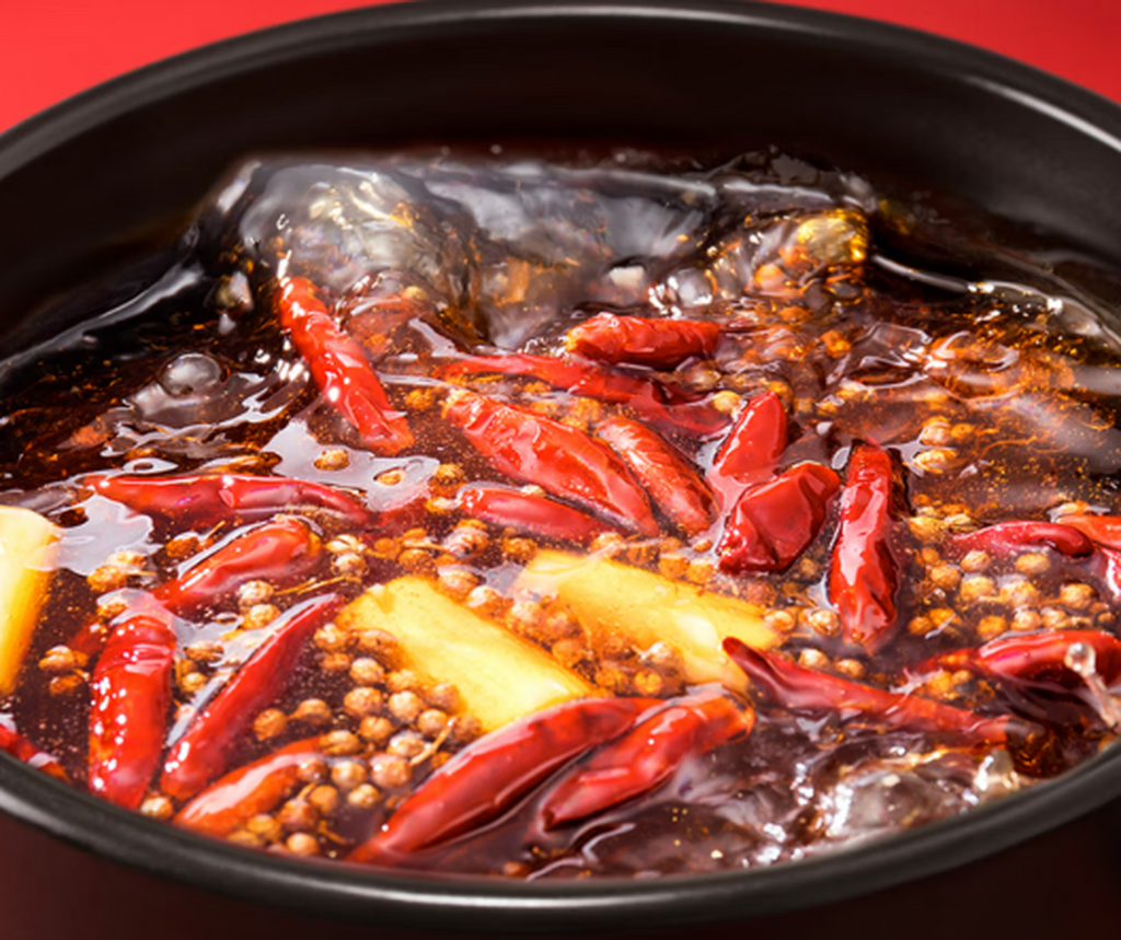 HAIDILAO Base de bouillon pour fondue chinoise à l’huile claire saveur Mala - 220 g