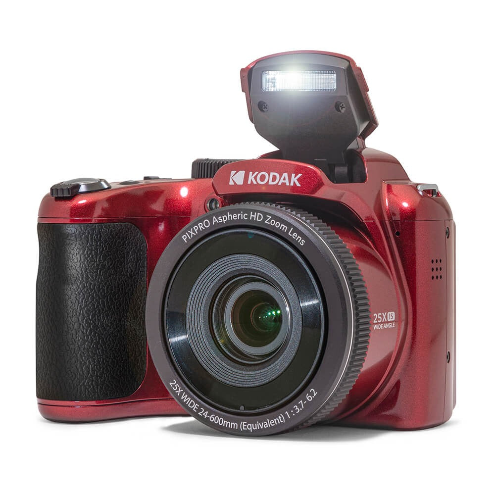 Kodak Appareil photo numérique bridge avec zoom optique 25x Rouge