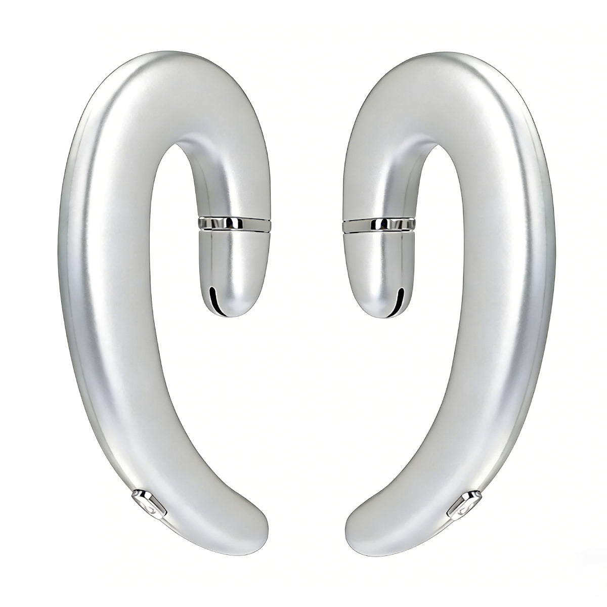 VoxorAI C6 Écouteurs Bluetooth avec traduction IA en temps réel, compatible avec 140 langues - Argent