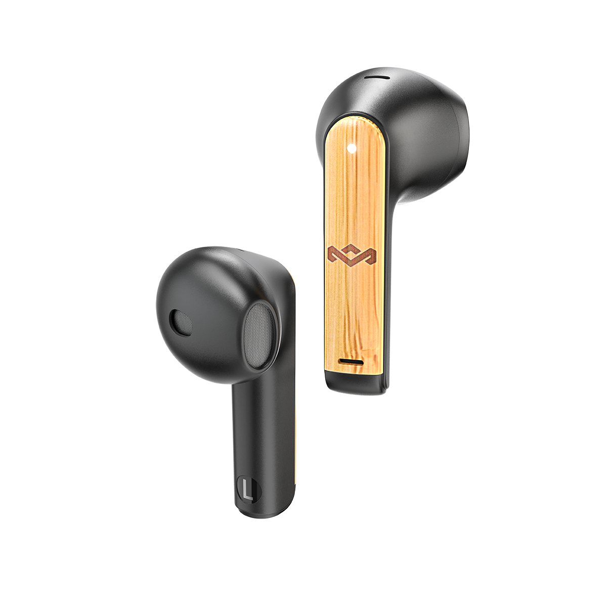 House of Marley Zion Écouteurs Bluetooth sans fil avec microphone intégré - Noir