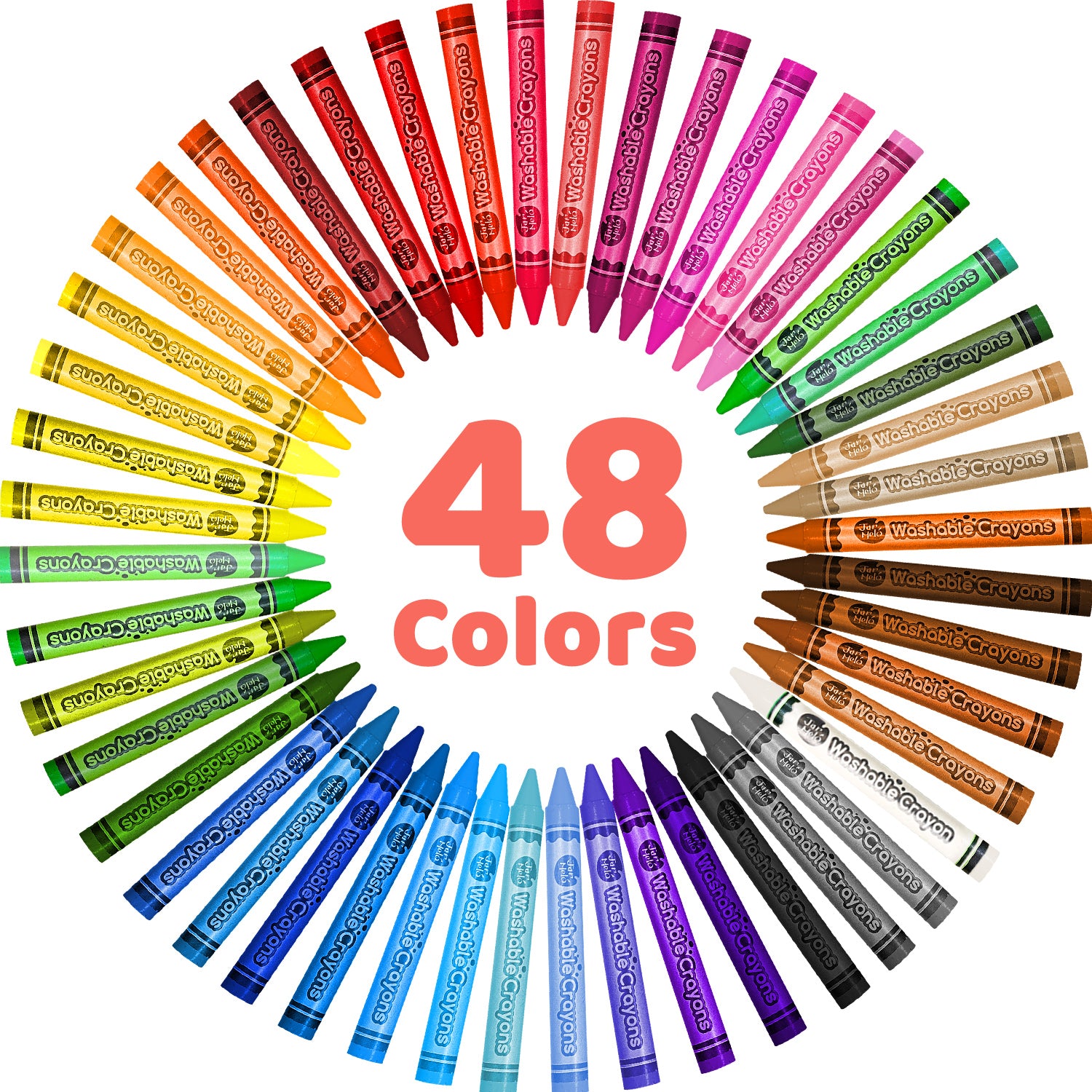 Jar Melo Crayons à laver - 48 couleurs