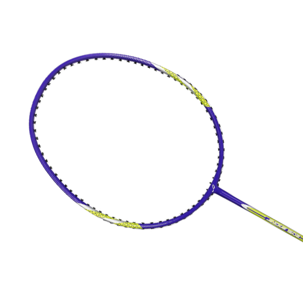 DOUBLE FISH JinQue Lot de 2 raquettes 1502 de badminton en carbone et aluminium - Violet foncé