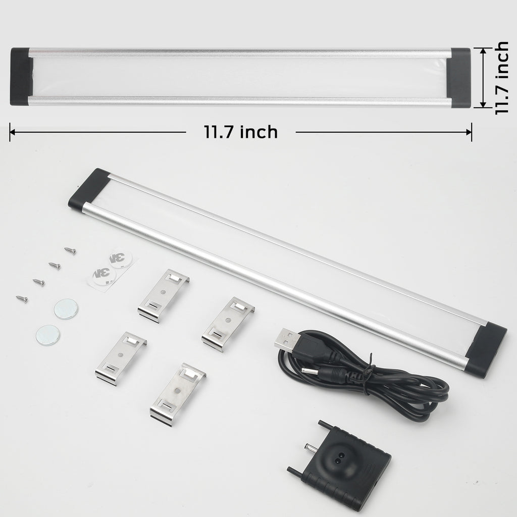 Lumière nocturne avec capteur de mouvement, 36 LED SMD Epistar 4014, 400 lm, commande par mouvement de la main, rechargeable par USB, pour chambre, chambre d’enfant et armoire