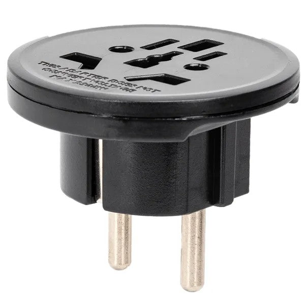 Aigostar Adaptateur de voyage universel allemand cylindrique 10 A