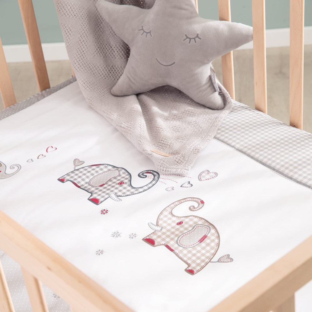 roba Jumbotwins parc rectangulaire en bois 75 x 100 cm avec tapis et roulettes verrouillables (blanc)