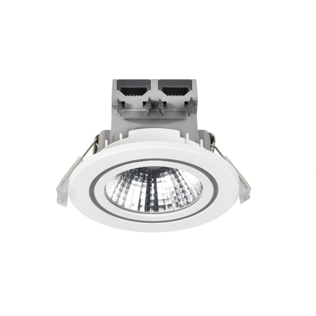 Spot encastré ALEC trois possibilités de réglage de la lumière LED intégrée plastique blanc IP44 Salle de bain - Nordlux, Intérieur
