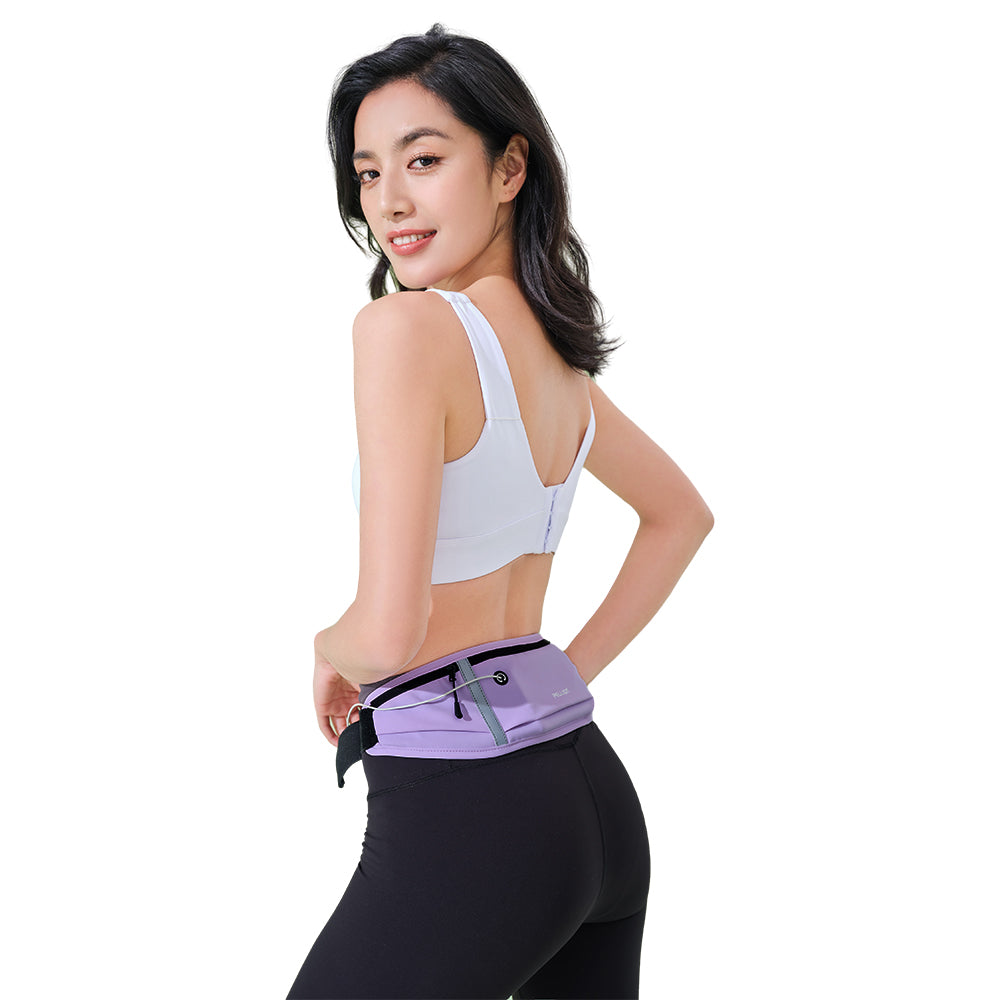 PELLIOT Sac banane Unisexe Sport Extérieur Mains Libres Pratique – Léger et durable, Violet lilas