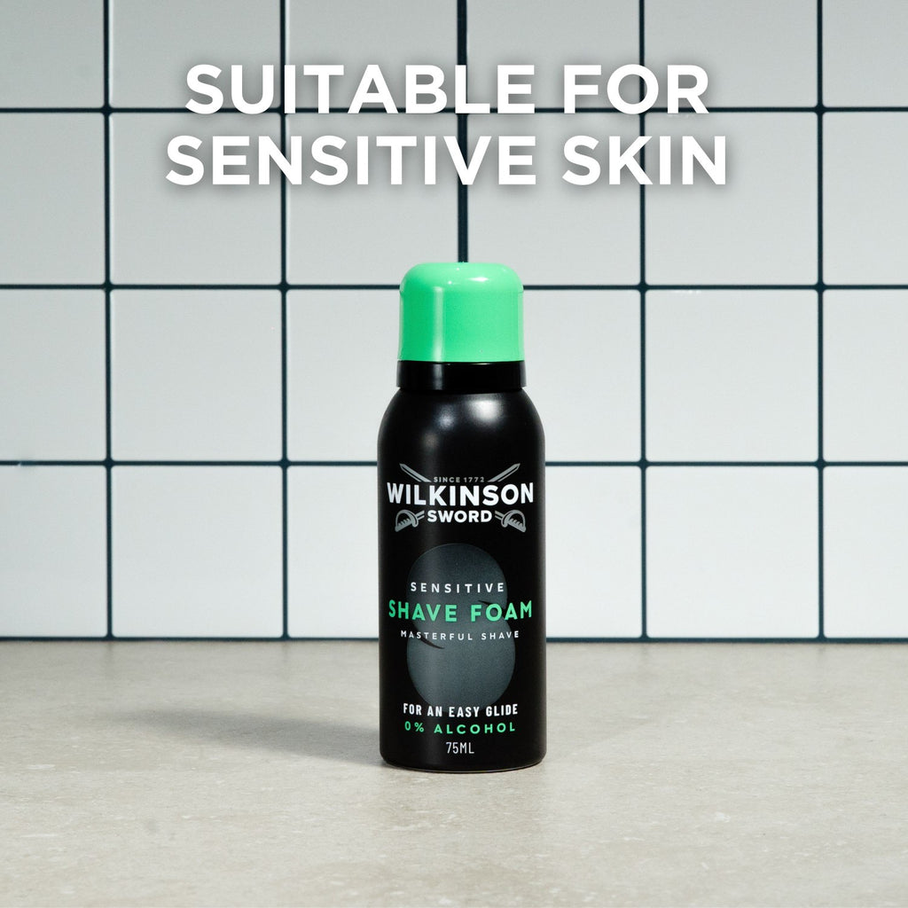 Wilkinson Sword Mousse à raser Noir