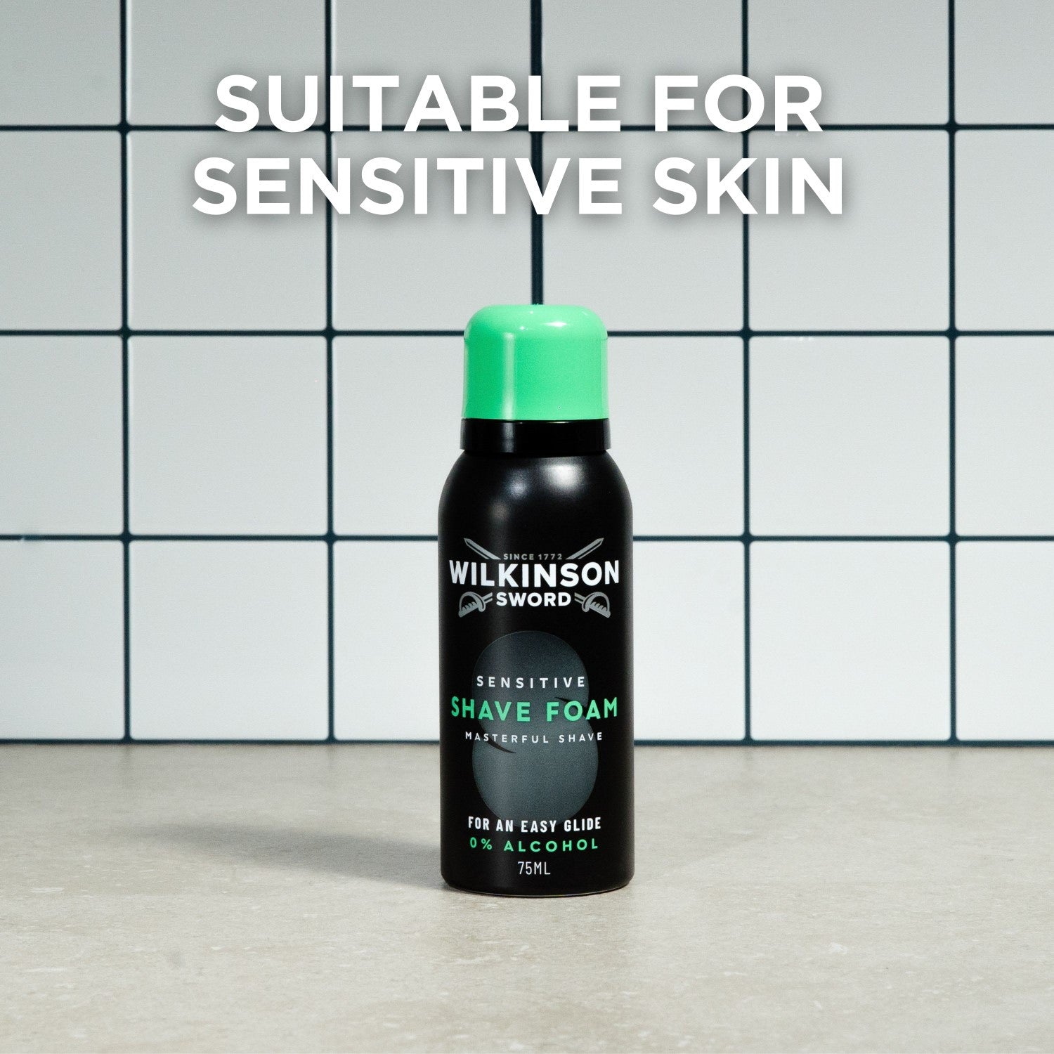 Wilkinson Sword Mousse à raser Noir