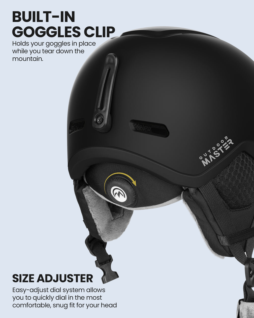 OutdoorMaster Diamond II - Casque de ski MIPS - Noir - S