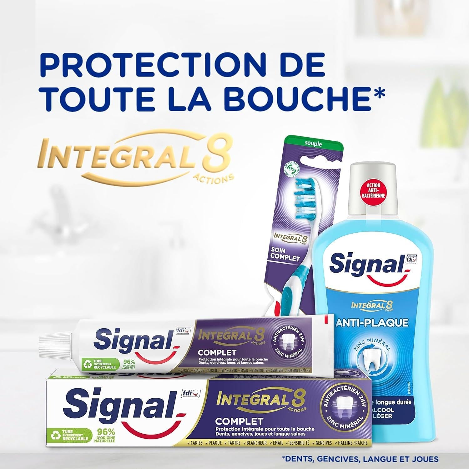 Signal Integral 8 Dentifrice Protection Complète 75 ml